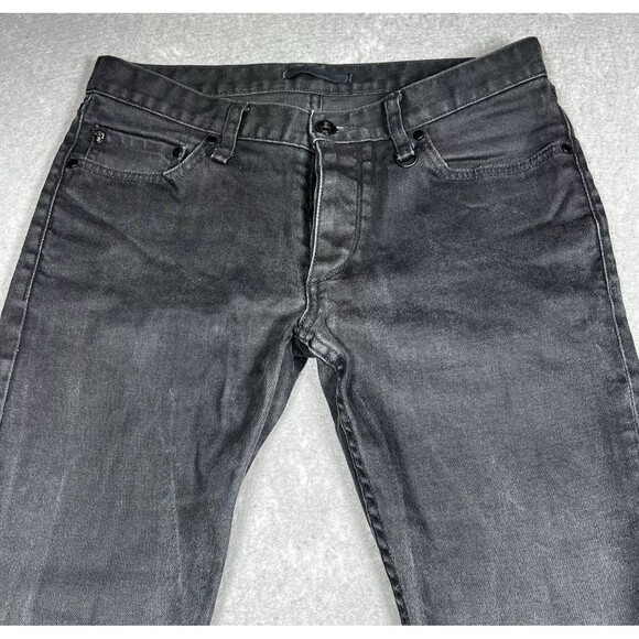 John Varvatos Jeans Mens 30 Gray Pockets Skinny Straight Cotton Blend Runs Small - Picture 2 of 12